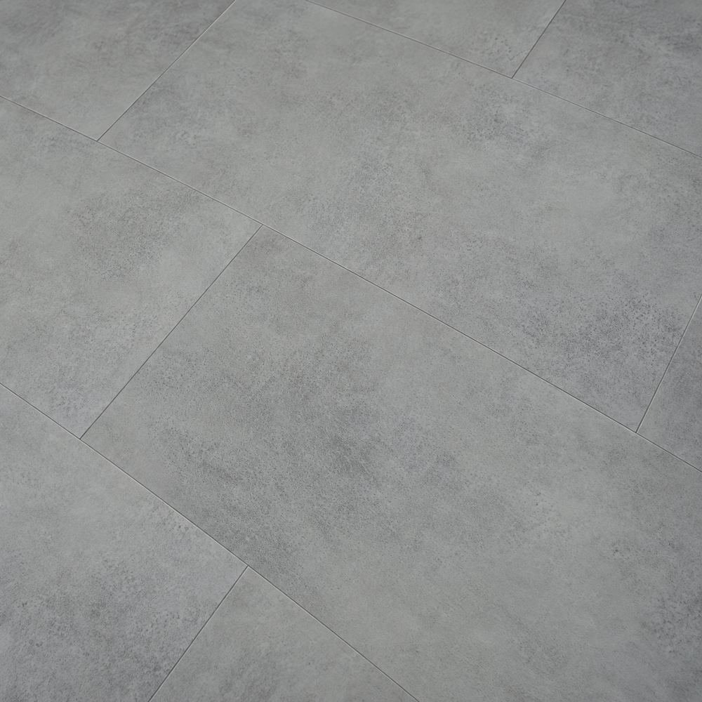 IF-9402 Cement Microcement SPC flooring 12x24 – close-up
