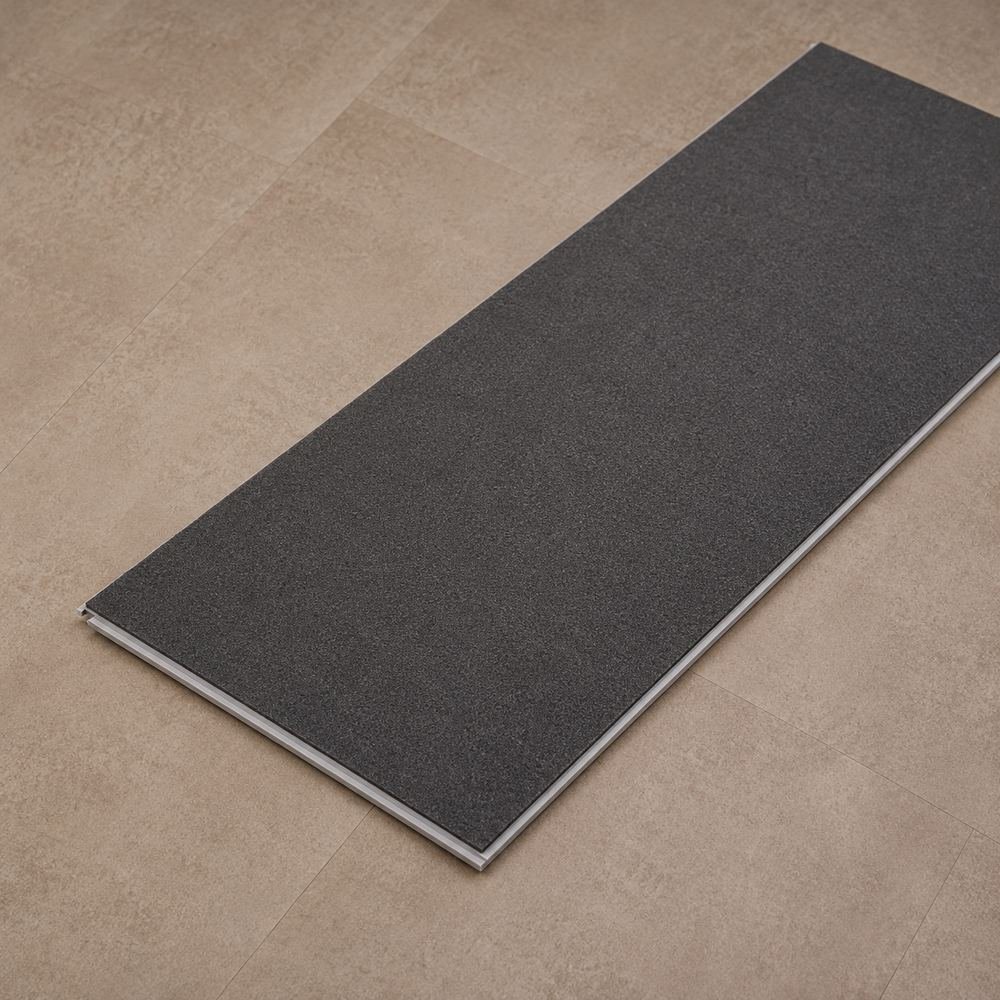 IF-9403 Terracotta Microcement SPC flooring 12x24 – back with attached IXPE underlay