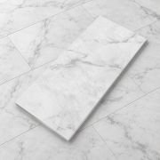 IF-9405 Carrara White Microcement SPC flooring 12x24 – loose tile